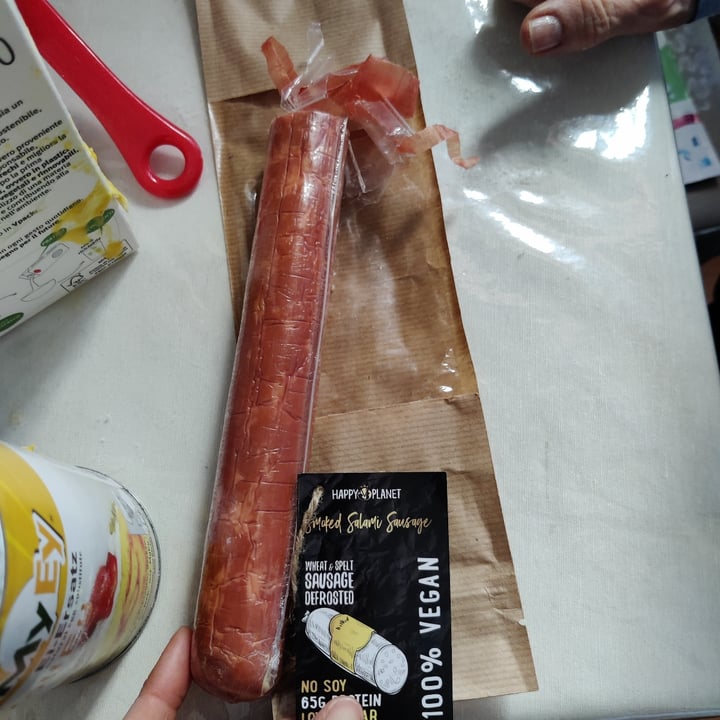 Happy V Vegan Hardwood Smoked Salami Review abillion