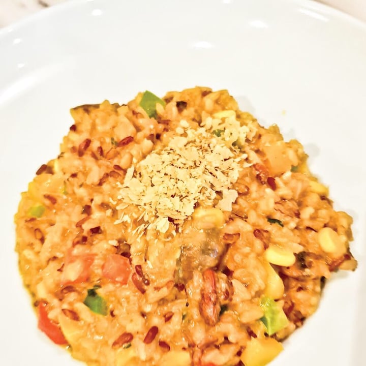photo of Real Food Mushroom and Tumeric “Risotto” shared by @alettertovegans on  06 Aug 2019 - review