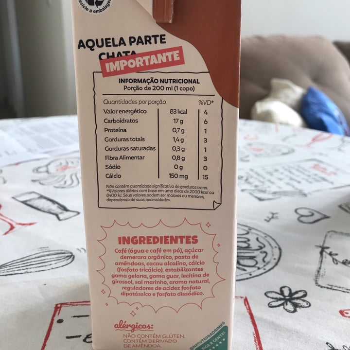 photo of Natuterra Cappuccino De Amêndoas shared by @emiliaaguiar on  13 May 2022 - review