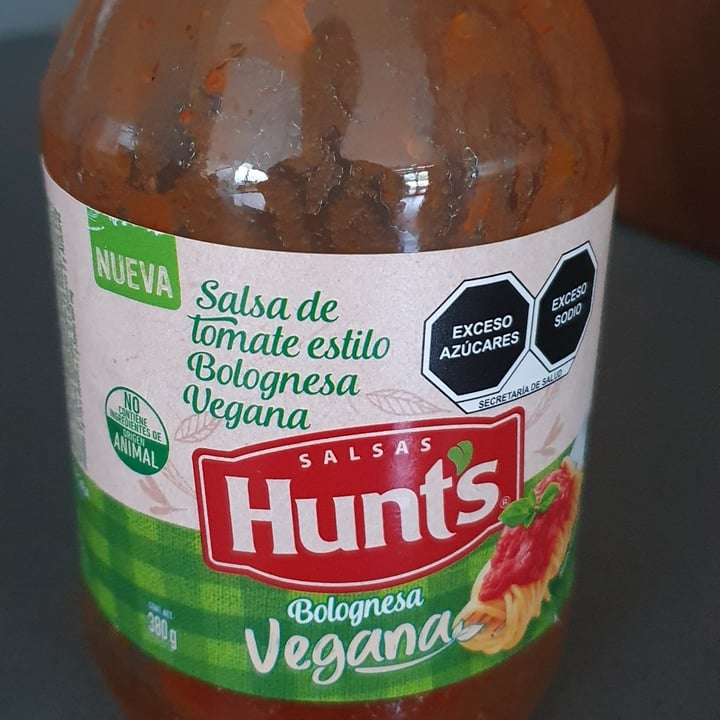 photo of Hunt's Boloñesa vegana shared by @erpantoja on  05 Oct 2022 - review