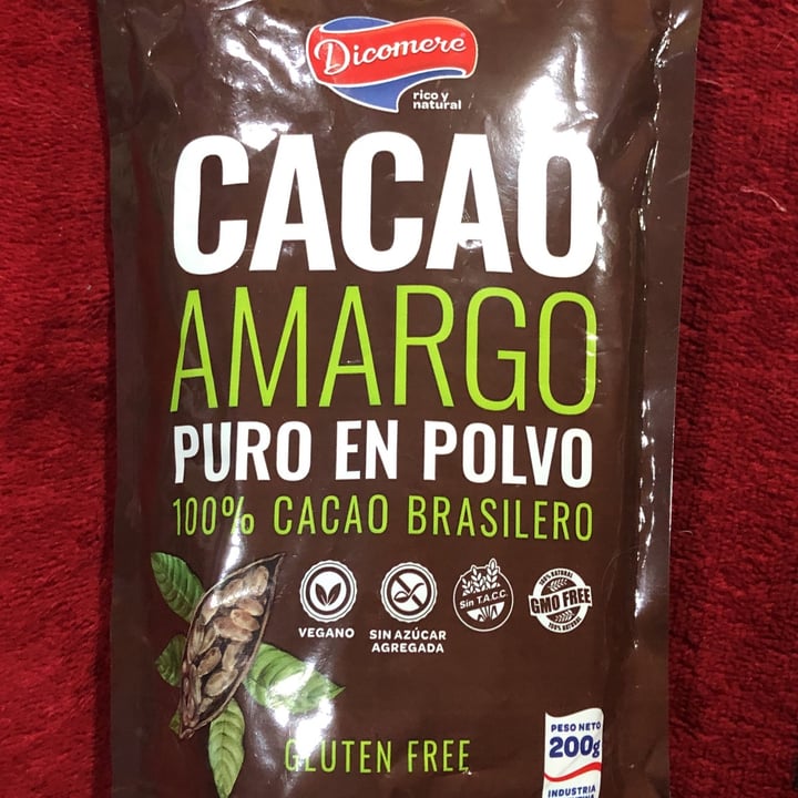 review photo of Dicomere Cacao Amargo Puro en Polvo shared by @moorfernandez on 13 Aug 2022 - review
