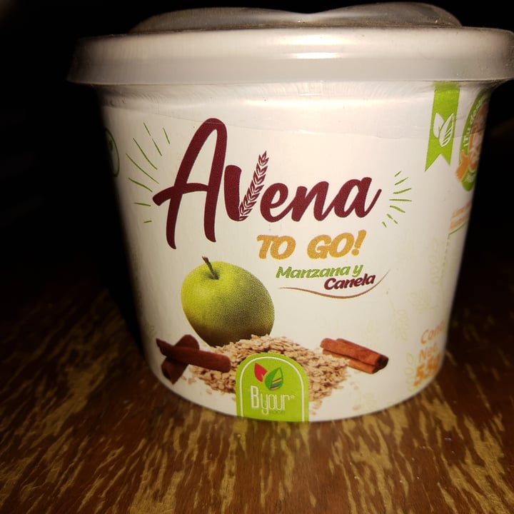 photo of Byourfood Avena To Go Manzana Y Canela shared by @jfaviaveggie on  21 May 2022 - review