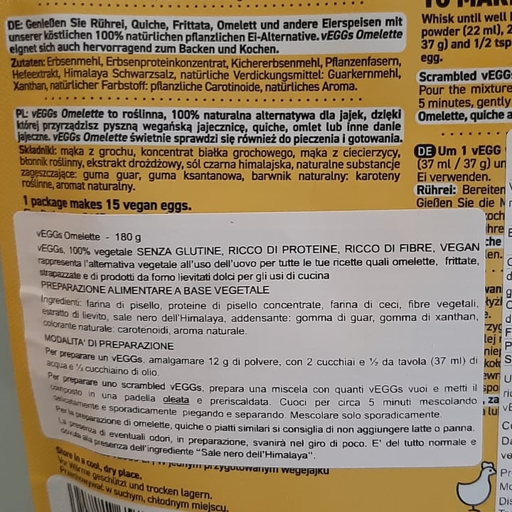 photo of Cultured Foods Vegan Egg Alternative For Omelette, Scramble, Cooking, Baking shared by @simona71marti on  25 Jun 2022 - review