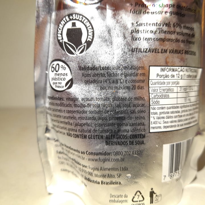 review photo of Fugini Barbecue sauce/ molho barbecue shared by @melyssarfl on 18 Jan 2022 - review