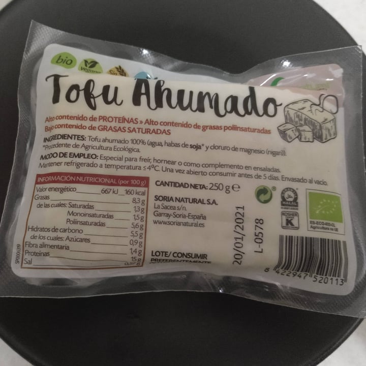 photo of Soria Natural Tofu Ahumado shared by @laradcb on  08 Oct 2020 - review