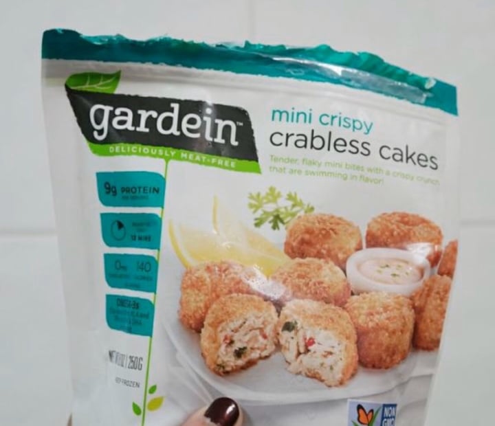 photo of Gardein Mini Crispy Crabless Cakes shared by @meeganthevegan on  23 Nov 2019 - review