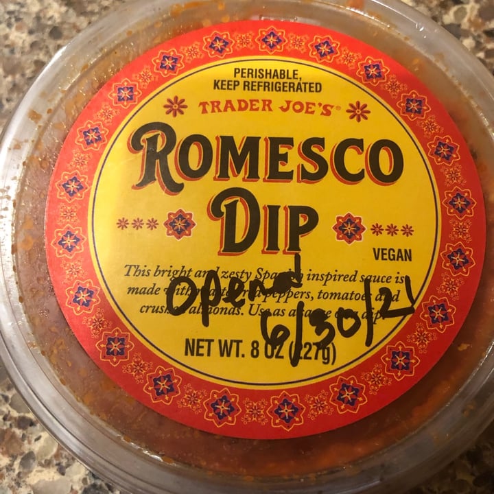 photo of Trader Joe's Romesco Dip shared by @bfly053 on  02 Jul 2021 - review