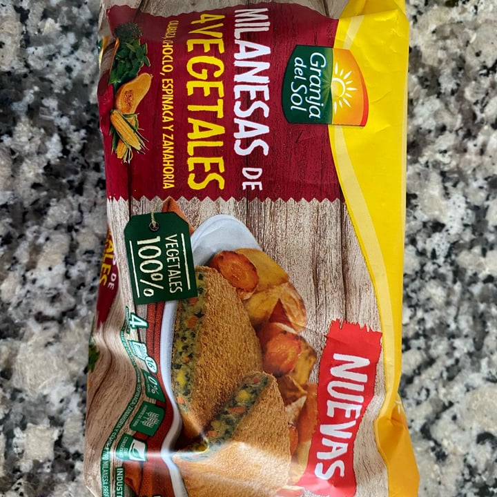 review photo of Granja del Sol milanesas De Cuatro Vegetales shared by @deniselm on 16 Dec 2022 - review