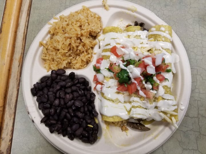 photo of Plant Love Food Enchiladas shared by @riseinawr on  12 Jul 2019 - review