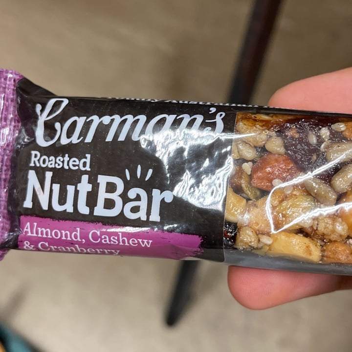 photo of Carman's Almond, Cashew & Cranberry Roasted NutBar shared by @manboi21 on  09 Feb 2022 - review