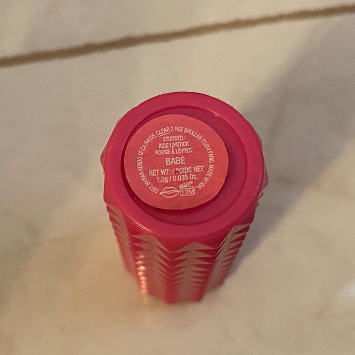 review photo of KVD Beauty Studded kiss creme lipstick - Babe shared by @debeb on 19 Jun 2022 - review