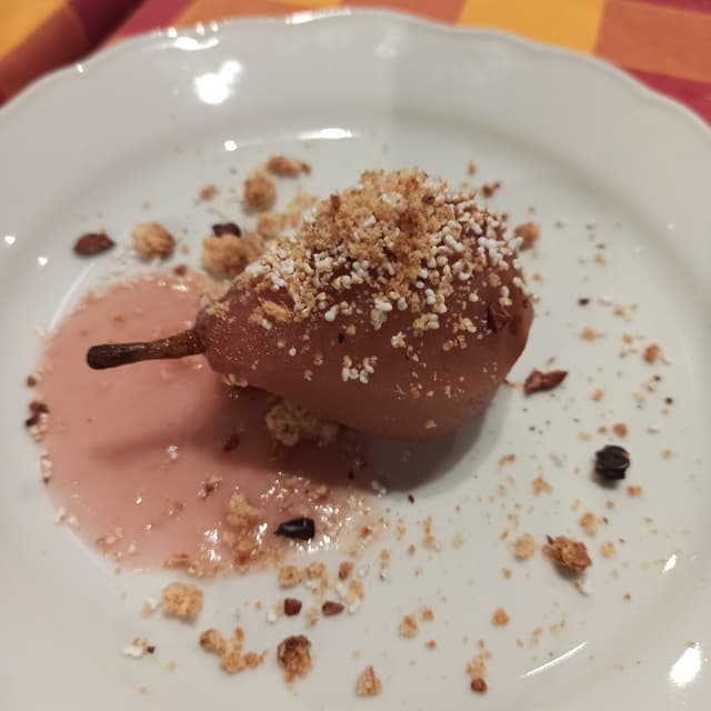 Photo of the dish “Pera al vino”