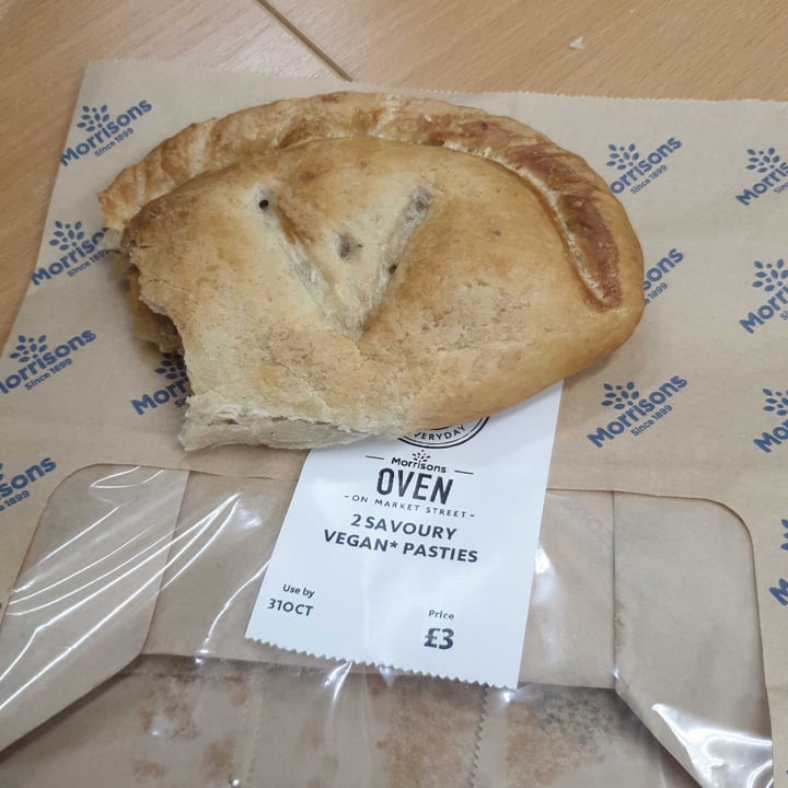 photo of Morrisons Vegan pasties shared by @timea on  03 Nov 2022 - review