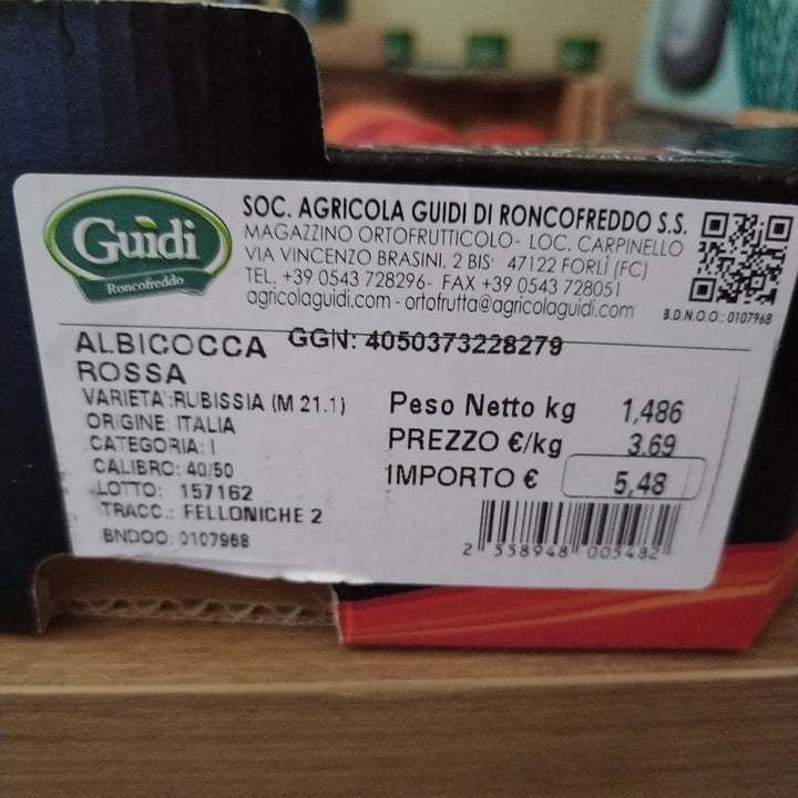 photo of Soc. Agr. Guidi Albicocche Rubysole shared by @megghy on  17 Jun 2022 - review