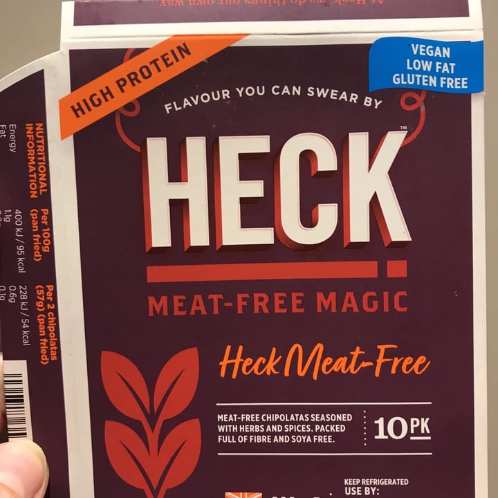 photo of Heck Meat-Free Chipolatas shared by @staceysnacks on  02 Nov 2020 - review