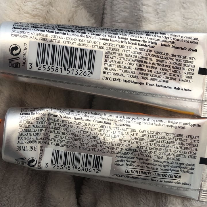 review photo of L'Occitane hand cream shared by @marionaubry on 09 Dec 2022 - review