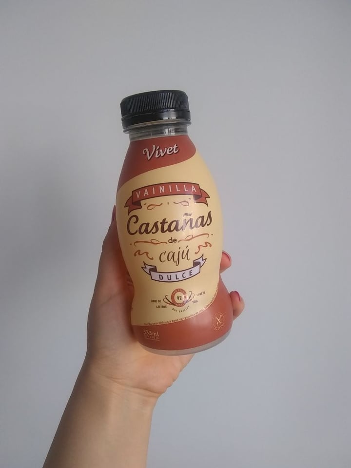 photo of Vívet Leche De Castañas De Caju Y Vainilla shared by @purofuegovegan on  15 Jan 2020 - review