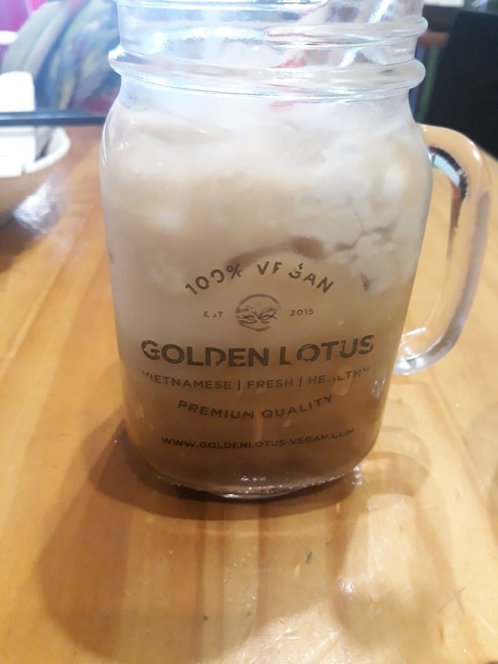 photo of Golden Lotus Vegan Saigon Iced coffee shared by @biancag on  01 Aug 2019 - review