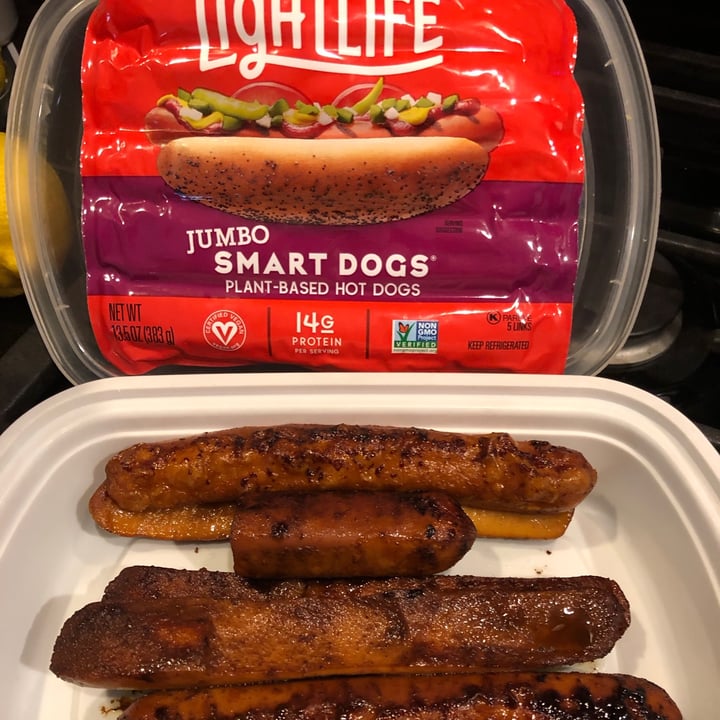 photo of Lightlife Jumbo Smart Dogs shared by @mariadelpaso on  13 Oct 2020 - review