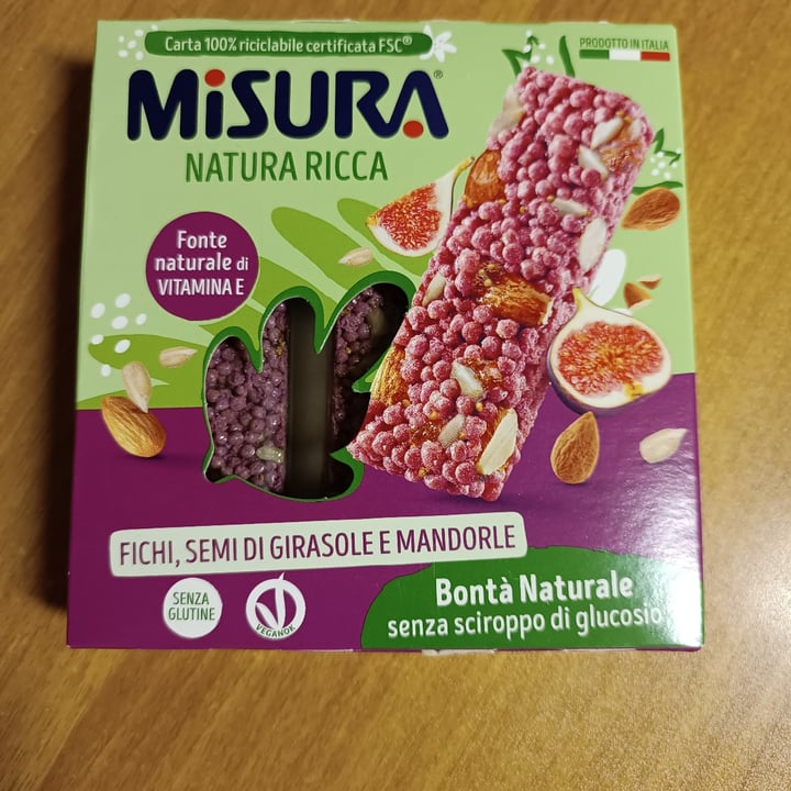 photo of Misura Barretta fichi semi di girasole e mandorle - Natura Ricca shared by @francescor on  18 Jul 2022 - review