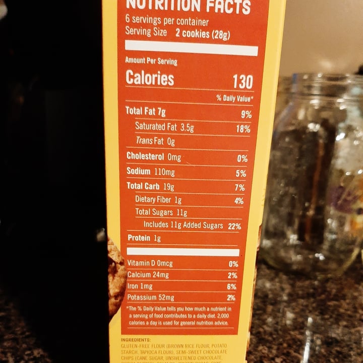 review photo of Cybele's Chocolate chip cookies shared by @treehugginjen on 09 Nov 2021 - review