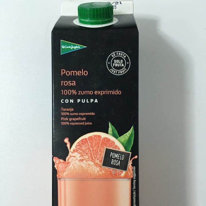El Corte Inglés Zumo de Pomelo Review abillion