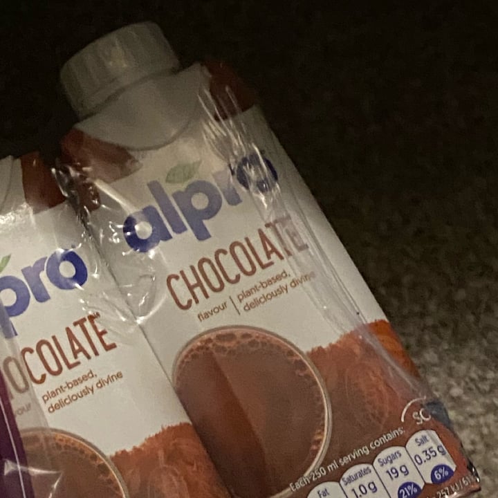 photo of Alpro Chocolate Flavored Soya Milk 250ml shared by @bethany0990 on  19 Feb 2022 - review