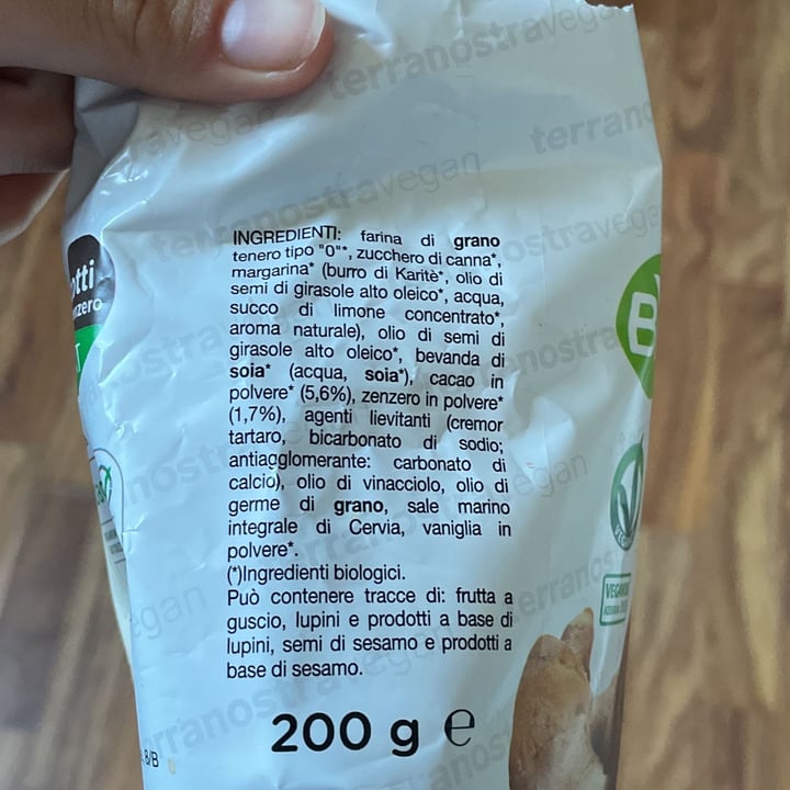 review photo of Fatti per bene terranostra vegan Biscotti Cacao E Zenzero shared by @charlie0601 on 14 Apr 2022 - review