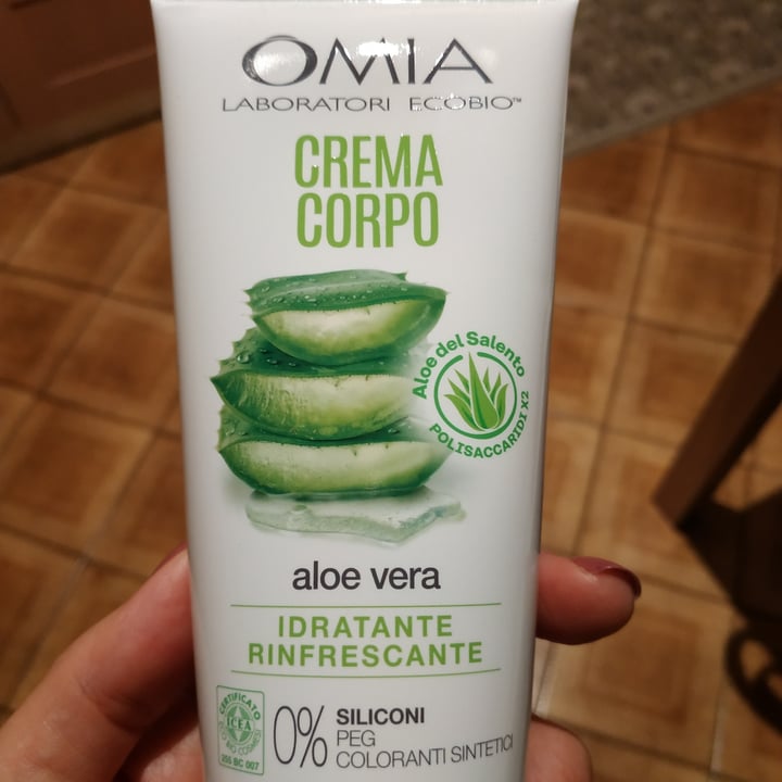 photo of Omia Crema corpo biologico aloe vera shared by @simona74veg on  24 Nov 2022 - review
