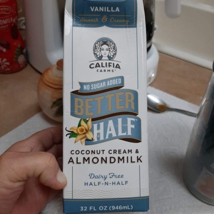 photo of Califia Farms Better Half Coconut Cream & Almond Milk Half-n-Half shared by @chris10091 on  25 May 2020 - review
