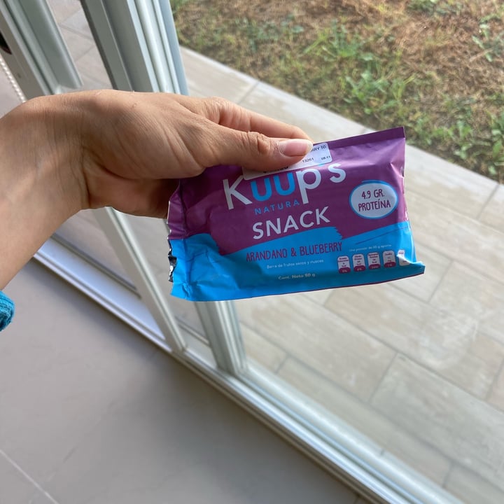 photo of Kuup’s Natura Snack Arándano & Blueberry shared by @davisssm on  21 Nov 2022 - review