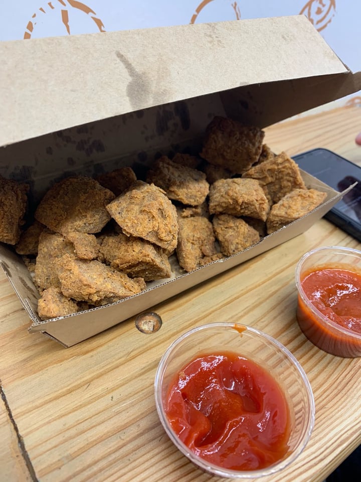 photo of Temple of Seitan Chik’n strips shared by @giveafudge2day on  23 Nov 2019 - review