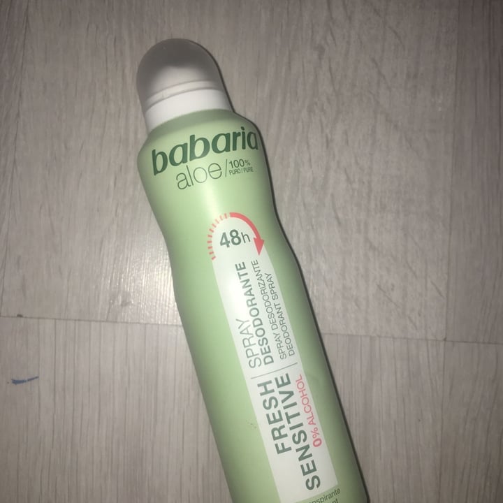 photo of Babaria Bio  Desodorante en spray de aloe shared by @rebevegan on  12 Mar 2020 - review