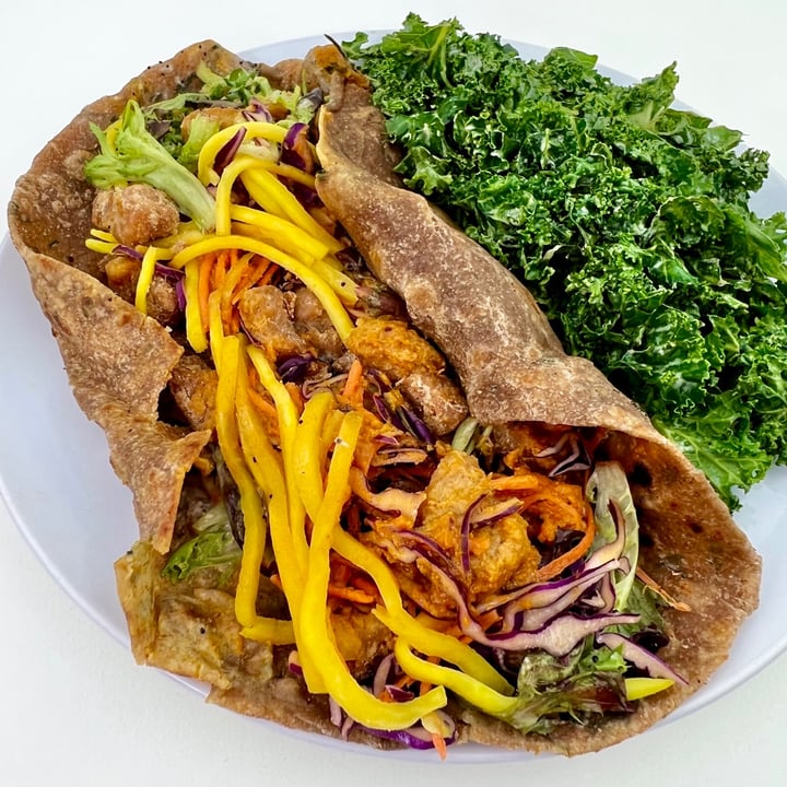 photo of The Sudra Soy Chicken Kati Roll shared by @pdxveg on  11 Apr 2022 - review