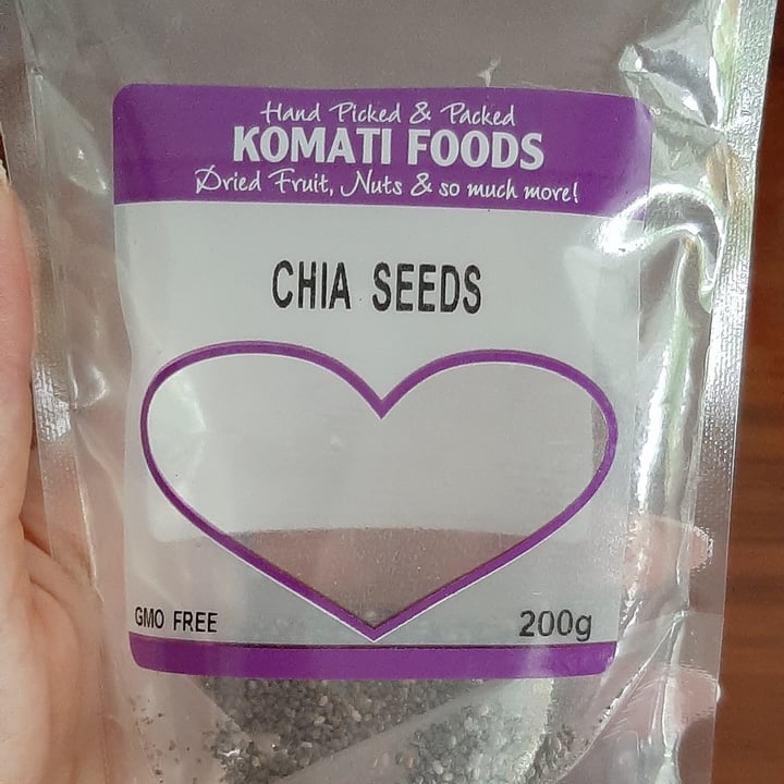 photo of Komati Foods Chia seeds shared by @shanikoen on  02 Oct 2020 - review