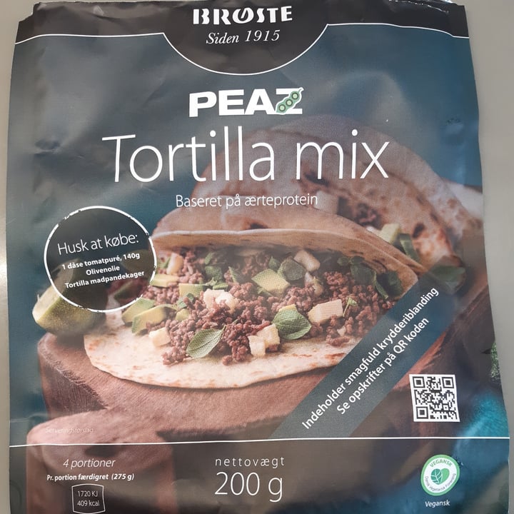 photo of Brøste - Peaz Tortilla Mix shared by @dinesen on  13 Aug 2022 - review