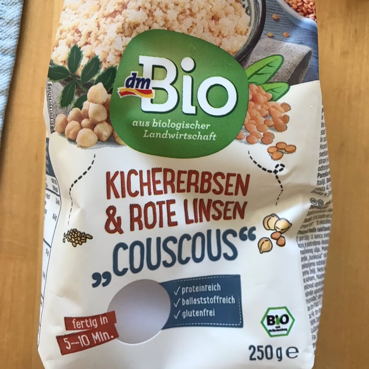 photo of dmBio Kichererbsen & Rote Linsen Cous Cous shared by @val3ntina on  06 Sep 2022 - review