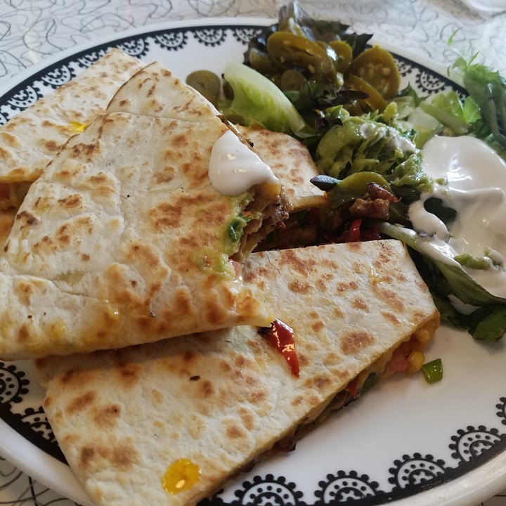 photo of Spiral Diner & Bakery Seitan Quesadillas shared by @caseyveganforlife on  05 Sep 2021 - review