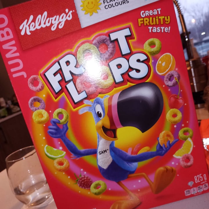 photo of Kellogg Froots Loops shared by @veganthermos on  24 Dec 2020 - review