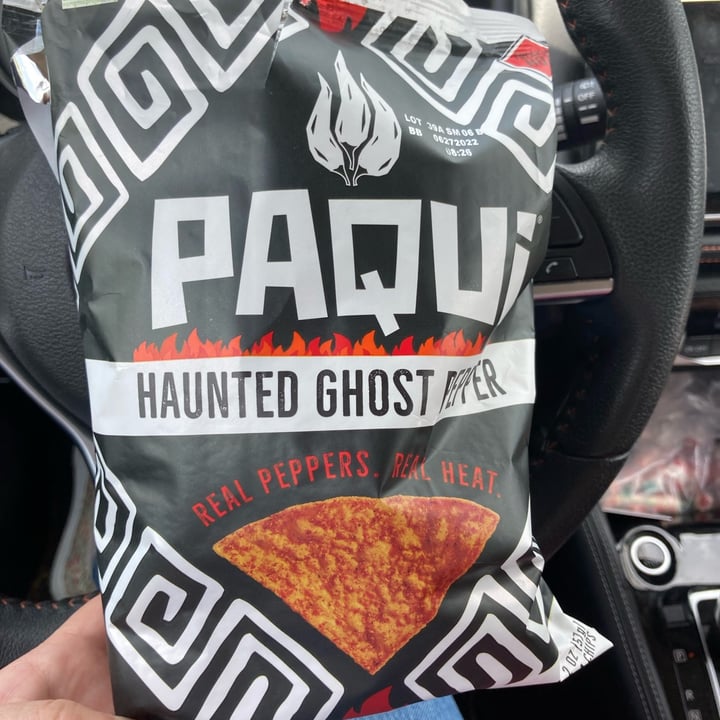 photo of Paqui Chips Haunted Ghost Pepper shared by @uninterestingvegan on  16 Jun 2022 - review