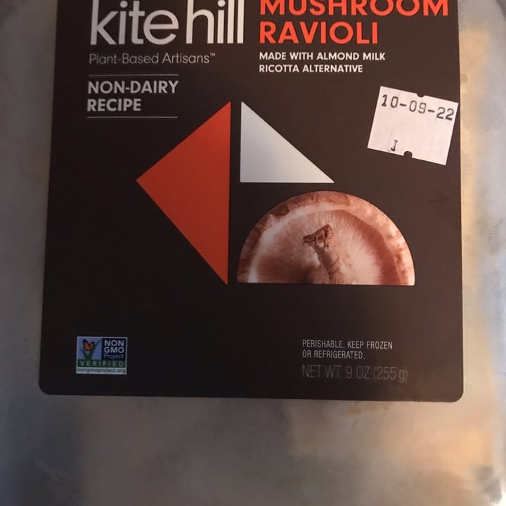 photo of Kite Hill Mushroom Ravioli with Almond Milk Ricotta Alternative shared by @lynno on  22 Sep 2022 - review