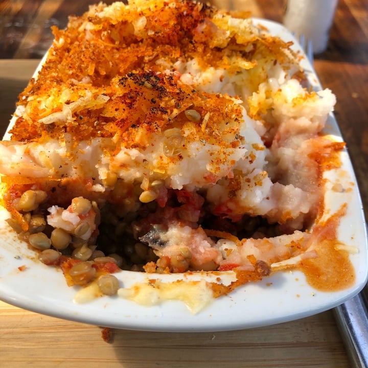 photo of The Courtyard Café Aubergine And Lentil Moussaka shared by @mikaelaliltved on  19 May 2021 - review