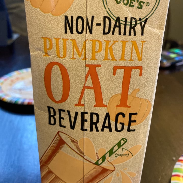 photo of Trader Joe's Pumpkin oat beverage shared by @raatz on  27 Nov 2022 - review
