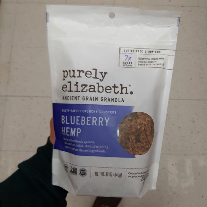 review photo of Purely Elizabeth Blueberry Hemp Ancient Grain Granola shared by @nico-aguilera on 01 Mar 2020 - review