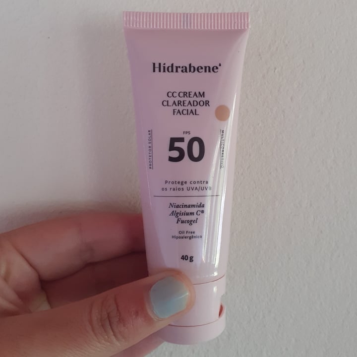 photo of Hidrabene CC Cream Clareador Facial shared by @lainetunes on  15 Sep 2022 - review