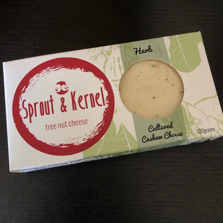 photo of Sprout & Kernel Herb cultured nut cheese shared by @ronirios on  22 Feb 2021 - review