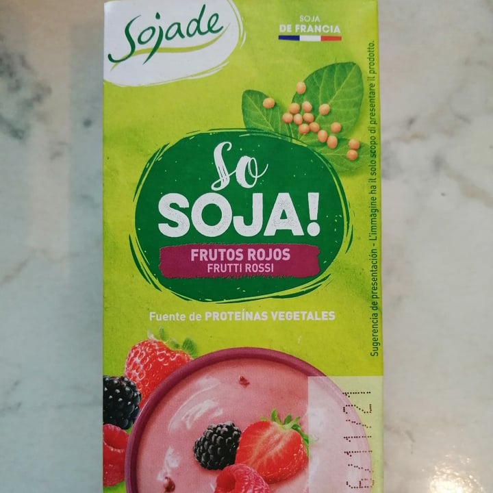 photo of Sojade So Soja! Fruits Rouges Soya Yogurt alternative shared by @fedevegana on  04 Nov 2021 - review