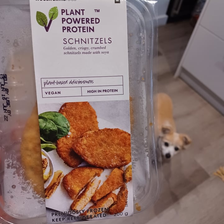 photo of Woolworths Plant Powered Schnitzel shared by @campsbayvegan on  04 Jun 2022 - review