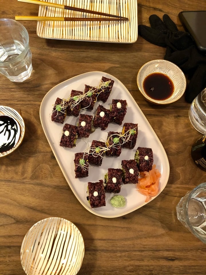 photo of Vegan Sushi Bar Mighty mushroom shared by @tashadm on  28 Feb 2020 - review