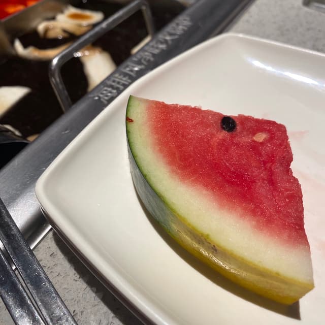 Foto do prato “Complimentary watermelon”